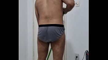 Does anyone have a turn on for men doing house chores in their raggedy old underwear