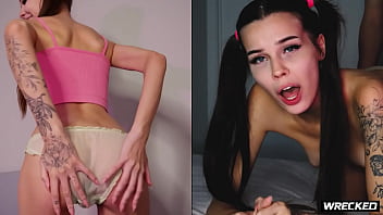 Rough fuck for cumdumpster teen