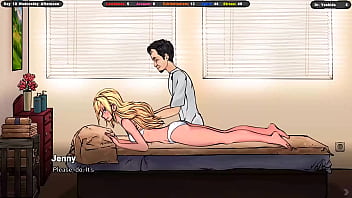 A sweet girl named jenny becomes a slutty whore in the subway a fitting room and a massage parlor