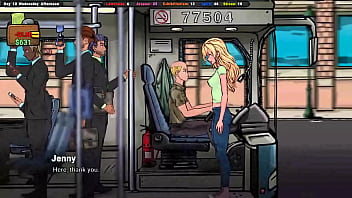 A sweet girl named jenny becomes a slutty whore in the subway a fitting room and a massage parlor