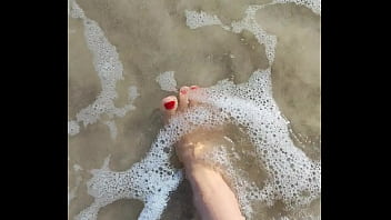 Beach sun and divine feet