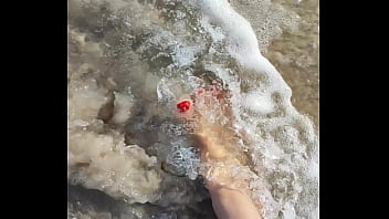 Beach sun and divine feet