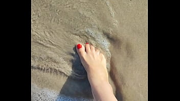 Beach sun and divine feet Beach sun and divine feet