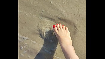 Beach sun and divine feet