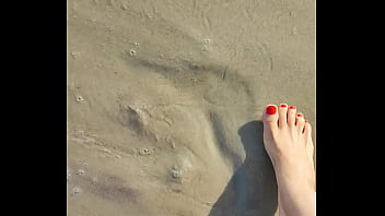 Beach sun and divine feet