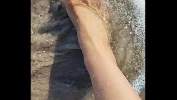 Beach sun and divine feet