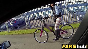 Fake cop hot cyclist with big tits and sweet ass