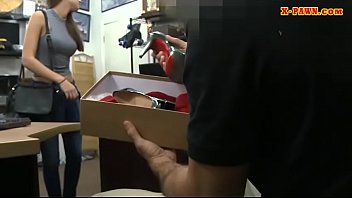 Firm ass babe pounded at the pawnshop