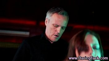 Stripper babe gets licked