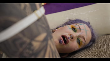 Tattoo girl get anal fucked balls deep with 0% pussy