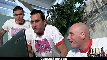Amazing interracial group deepthroat 29
