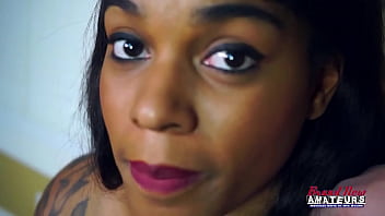 Skylar gets on the couch to let him put that fast toy on her clit