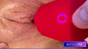 Revealme horny milf's intense solo fingering and vibrator play until explosive orgasm