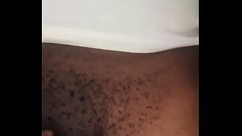 He wanks off with oil