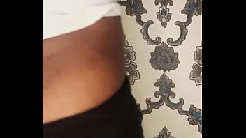 He wanks off with oil