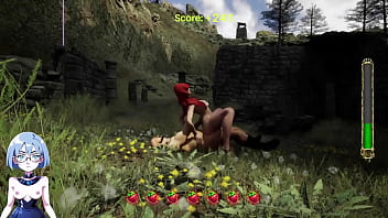 Horny blonde fucked by a fat old man catch me gameplay 1