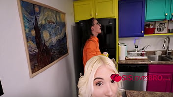 This prank that backfired inside stepsisters tight teen pussy