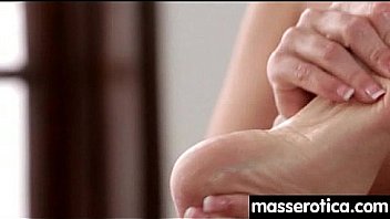 Sensual lesbian massage leads to orgasm 16