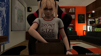 Training her throat by swallowing 1 2