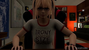 Training her throat by swallowing 1 2