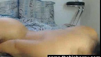 Hot chick getting wet and wild while toying with dildo