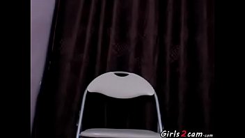 Brunette puts a dildo in her pussy