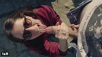 Amateur whore wants cock at outdoors deepthroat with stranger