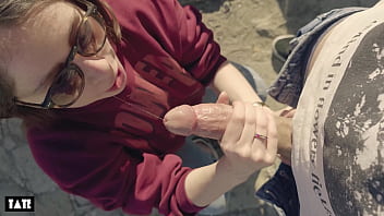 Amateur whore wants cock at outdoors deepthroat with stranger