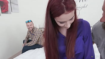 Cuck husband enjoys watching scyley jam getting her holes plowed