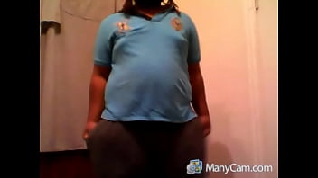 Dancing big black man