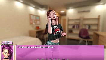 Summer in the city #06 petite red head eating ramen