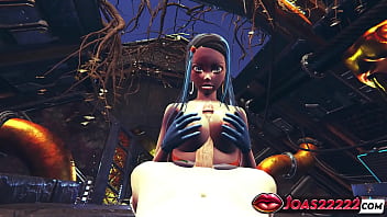 3d Hentai Nessa Big Boobs Girl Wearing Shiny Latex Bodysuit And Gloves Performs Hot Slippery Titjob And Handjob Ending In Pov Sperm Explosion In Honey Select 2 thumbnail