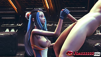 3d Hentai Nessa Big Boobs Girl Wearing Shiny Latex Bodysuit And Gloves Performs Hot Slippery Titjob And Handjob Ending In Pov Sperm Explosion In Honey Select 2 thumbnail