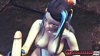 3d Hentai Nessa Big Boobs Girl Wearing Shiny Latex Bodysuit And Gloves Performs Hot Slippery Titjob And Handjob Ending In Pov Sperm Explosion In Honey Select 2 thumbnail