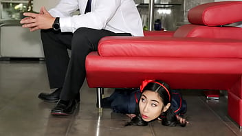 Petite asian college girl takes a massive pounding