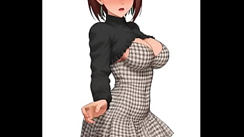 Momo ayase del anime dan da dan bailando alegre