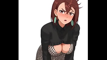 Momo ayase del anime dan da dan bailando alegre