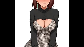 Momo ayase del anime dan da dan bailando alegre