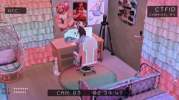Stepbrother spies on perverted stepsister using hidden camera sims anime hentai sfm