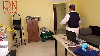 Yoga time in the office regina noir full video