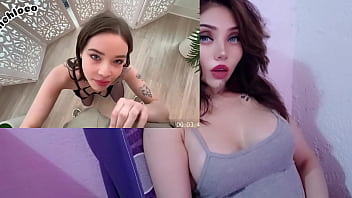 Hermosa teen recibiendo un duro anal interracial