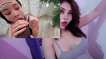 Hermosa teen recibiendo un duro anal interracial