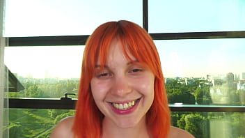 Hard anal for redhead margarita cross with gapes balls deep anal and cum in mouth vg108