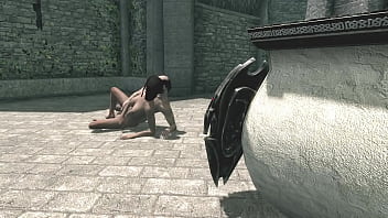 Girl Fucks With A Bum thumbnail