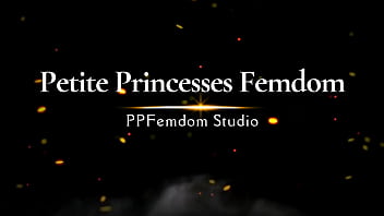 Mistresses in high heels trample and jump on the slave's body and stand on his head