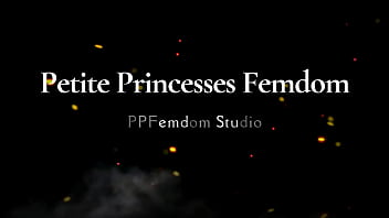 Mistresses in high heels trample and jump on the slave's body and stand on his head