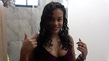 I record my stepsister taking a bath and hair care session complete video xattlalust