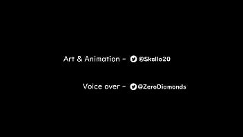 Горничная с большими сиськами дрочит большой белый член сиськами