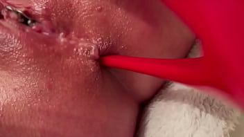 Anal masturbate by high heels and juice pussy after orgasm