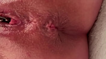 Anal masturbate by high heels and juice pussy after orgasm